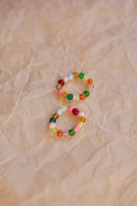 Flower Garden Ring aus Glasperlen – Handgemacht in Deutschland