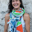 Afrikanisch inspirierter Schal aus Bio-Baumwolle