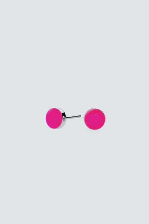 Neonpink Ohrstecker von Scherning