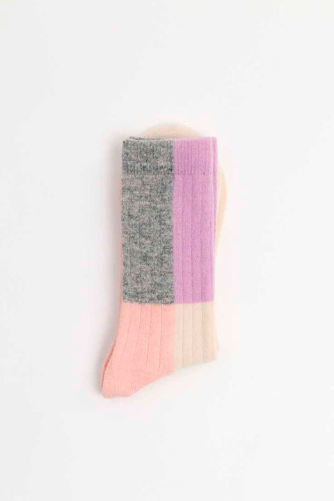 Ovar Socks Wool Soft von Suite13Lab in Grau, Lila, Hellrosa und Weiß