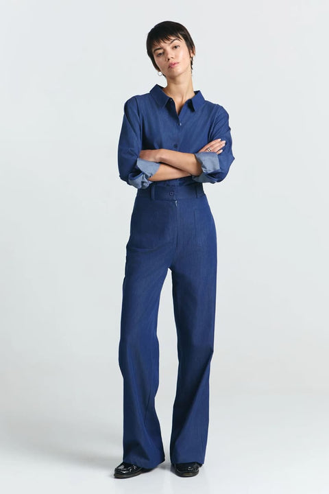 Gerade geschnittene Bio-Denim-Hose Havana Pants von Suite13Lab