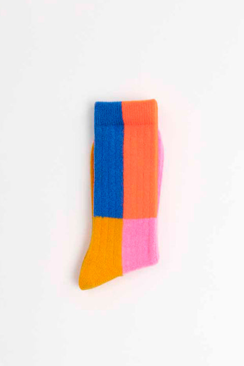 Ovar Socks Wool Bright von Suite13Lab in Blau, Orange, Gelb und Pink