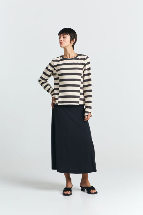 Ganges Top Black Stripes mit klassischen Schwarz-Weiß-Streifen