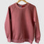 Handgemachter Altrosa-Sweater
