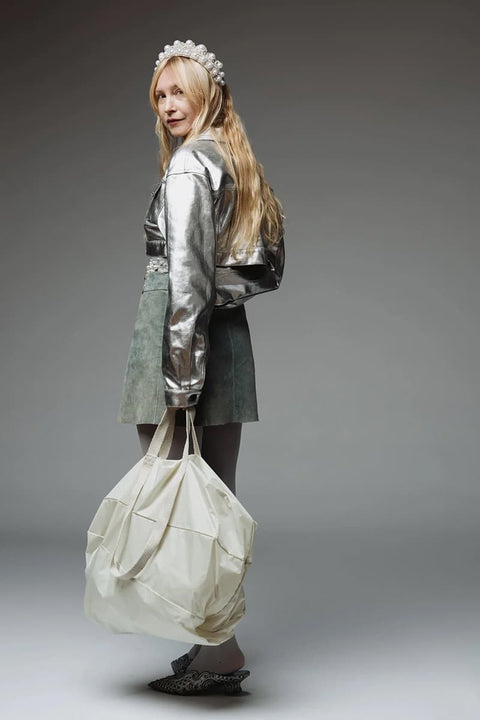 Große, faltbare 60-Liter-Tasche aus wasserdichtem, recyceltem Ripstop-Nylon