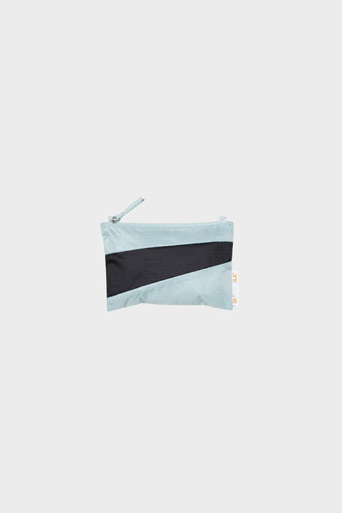 Susan Bijl Small Pouch Surf Spray Black hellblau schwarz
