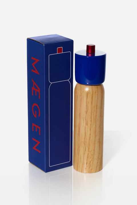 Salz- und Pfeffermühle – Marineblau & Rot | Groß