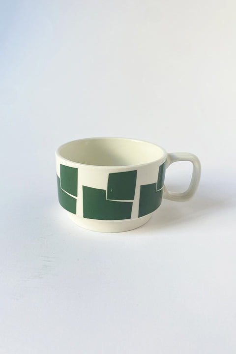 Vintage Tasse Sisi, Graphic Green