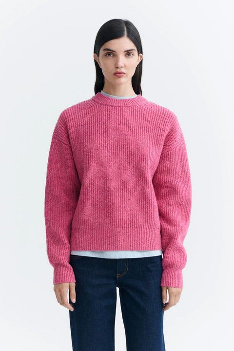 Carmen Knitted Sweater, Pink