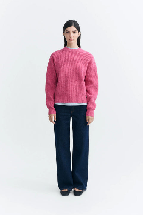 Carmen Knitted Sweater, Pink
