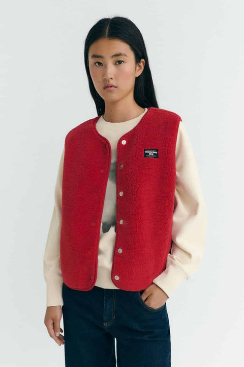 Moderne Weste aus 100% recyceltem Polyester von Thinking Mu
