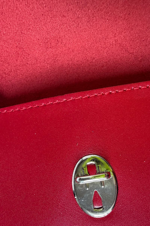 Papoutsi Borsa Geldbörse offen – 5 Kartenfächer Ziehharmonika-Effekt in Kirschrot