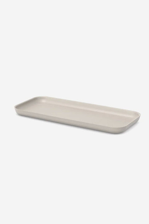 EKOBO Leichtes Tablett aus Bambusfaser, Stone