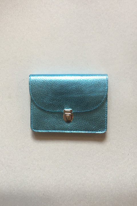 Papoutsi Portemonnaie Metallic-Hellblau