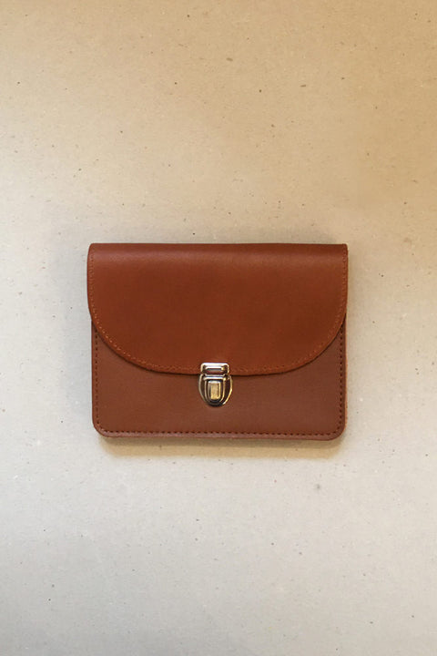 Papoutsi Portemonnaie BORSA medium, Mittelbraun