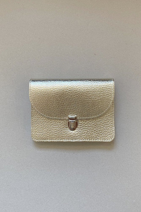 Papoutsi Portemonnaie BORSA medium Metallic-Champagner