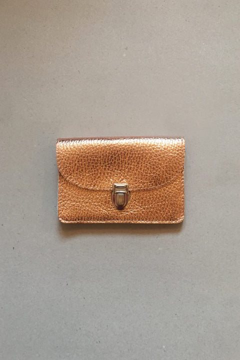 Portemonnaie Metallic-Lachs