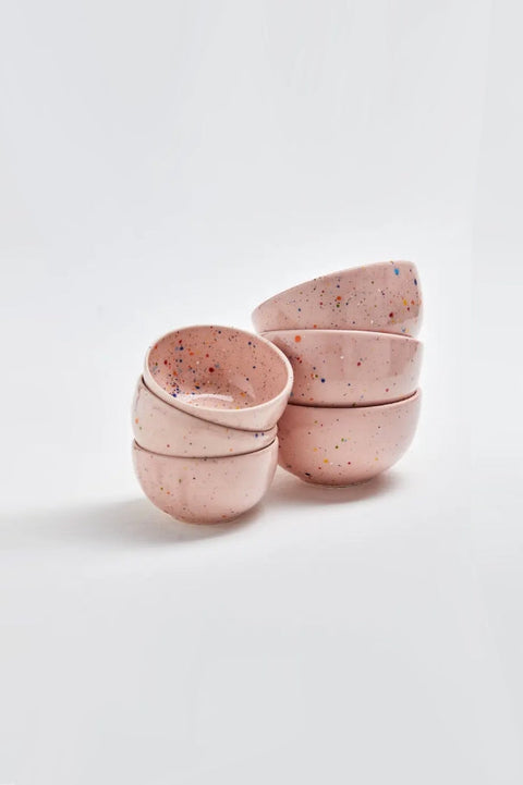 10cm Keramik Mini Bowl in Rosa