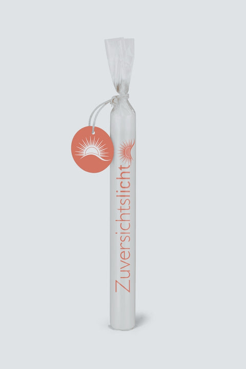 Entfache deine Zuversicht und lass die Kerze für dich leuchten
