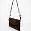 ann kurz Clutch, Wildleder Mokka, Made in Alicante