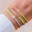 Armband Smile it's your Birthday 7 Blush Indigo, am Handgelenk getragen, 17 cm, fröhliches Geburtstagsgeschenk