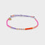 Armband in Frosted Pink, Lila und Orange
