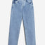 Vintage-inspirierte Jeans - Detailaufnahme