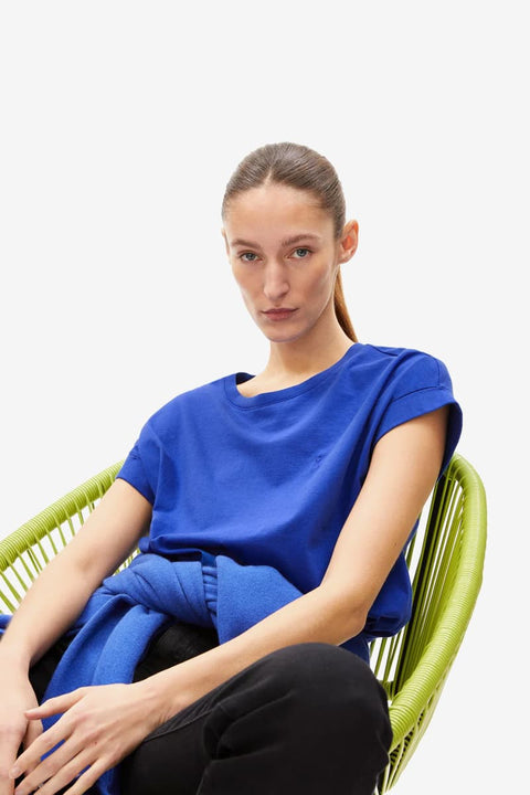 Damen T-Shirt aus Bio-Baumwolle mit Rundhalsausschnitt