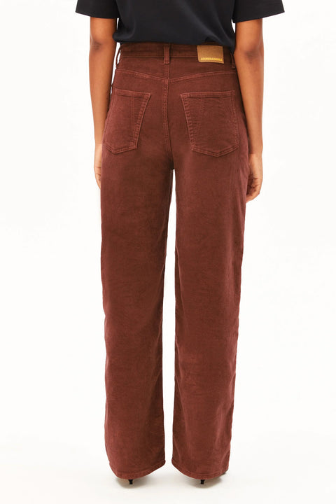 ARMEDANGELS ENIJAA Cordhose, Rustwood, GOTS-zertifiziert