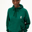 ARMEDANGELS Hoodie Francisaraa in Smaragdgrün mit Kapuze