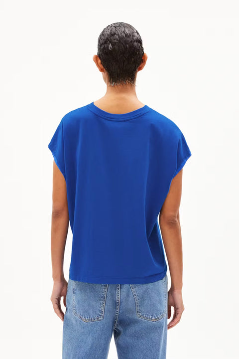 Damen T-Shirt aus 100% Bio-Baumwolle - ARMEDANGELS INAARA Dynamo Blue