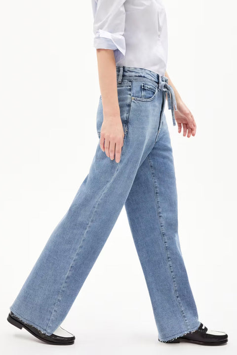 ARMEDANGELS Jeans mit Denim-Gürtel