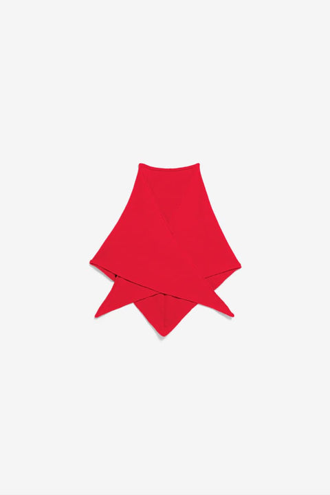 Roter Wollschal ARMEDANGELS Bryanaa aus Bio- und recycelter Wolle