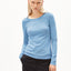 ARMEDANGELS "Enriccaa" Longsleeve T-Shirt - Hellblaue Baumwolle für umweltbewusste Mode