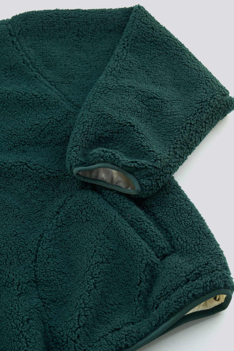 Moha Jacke, Detail elastischer Saum und Futter