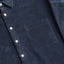 Tahira Shirt blaugrau von Arniko, Materialdetail Cord-Stoff