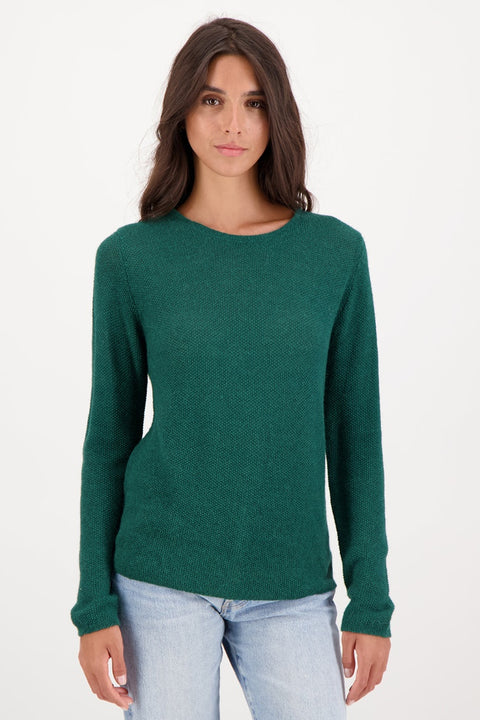 Eleganter grüner Pullover - Pullover 'Ker' von Les Racines du Ciel