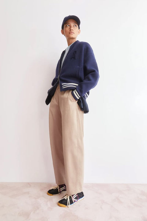 Twillhose aus Bio-Baumwolle mit Mid Waist