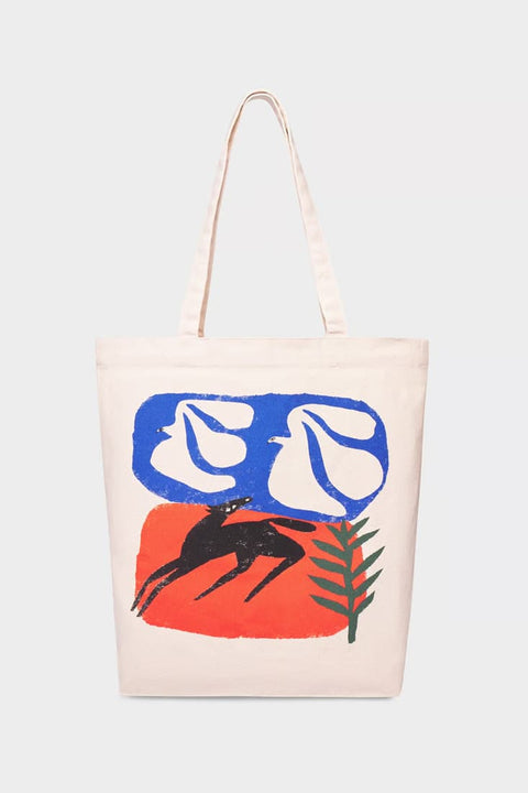 Dedicated Tote Bag Torekov Foal with Birds aus Bio-Baumwolle