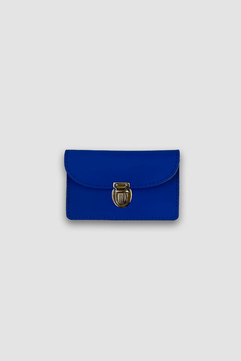 Blaues Portemonnaie BORSA aus Leder