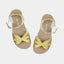 Boardwalk Damen-Sandale von Salt-Water Sandals in Butter Yellow, 100 % wasserdichtes Leder, Schnalle vorne und verstellbarer Fesselriemen