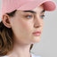 Pink Women’s Canvas Cap with Curved Brim