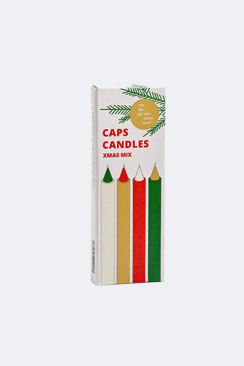 Caps Candles XMAS Mix in verschiedenen Farben für die Weihnachtszeit