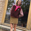 Colette Schal SO FAMILY Rosa Rot – Detailansicht weiche Kaschmir-Wolle-Textur in Rosa und Rot, leicht und anschmiegsam