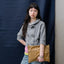 The New Pouch Mono Camel Large Susan Bijl, als Bag-in-Bag verwendet, PFAS-freies recyceltes Nylon