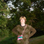Nachhaltige Susan Bijl Tasche - Pink- und Grünfarbene Crossbody-Tasche