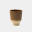 Cup Rutunda M Sand Clay Pumpkin von KINTA in Hellbraun, handgefertigtes Steinzeug, 260 ml, 10 x 8,5 cm