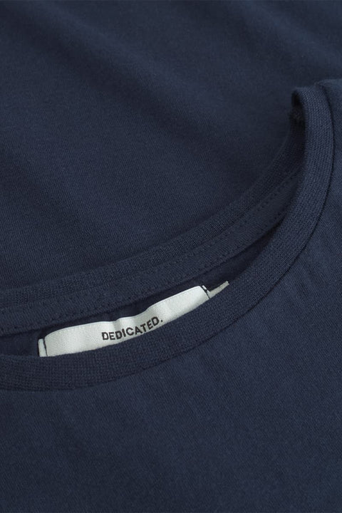 Sustainable Women’s Top in Navy Made from GOTS-Certified Organic Cotton