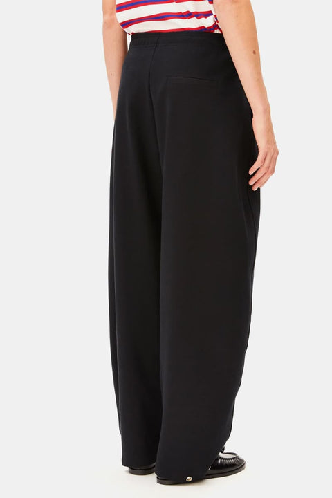 Damen Stoffhose aus Bio-Baumwolle in Loose Fit