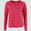 Langarmshirt Danefae in Pink und Rot mit Streifenmuster